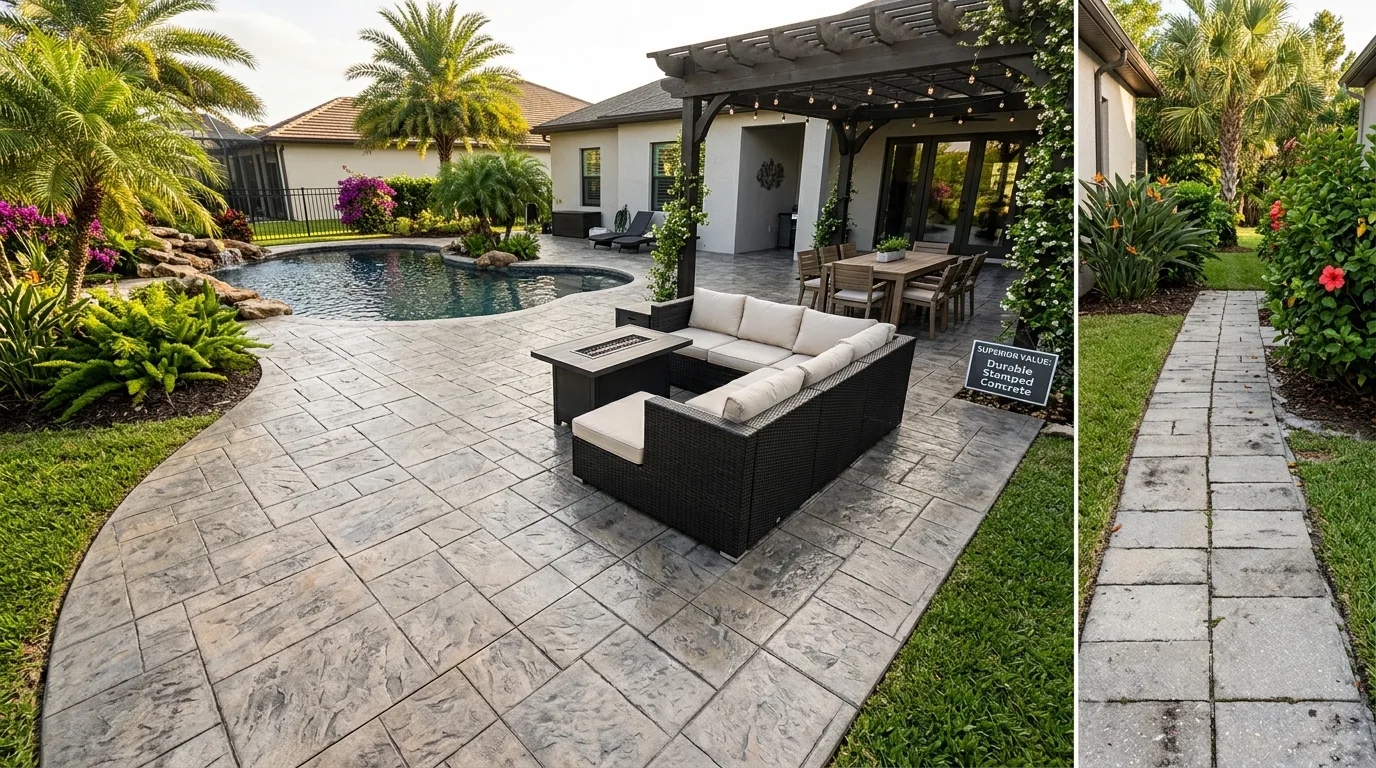 Concrete Patio Design Ideas for Grapevine Lake Properties